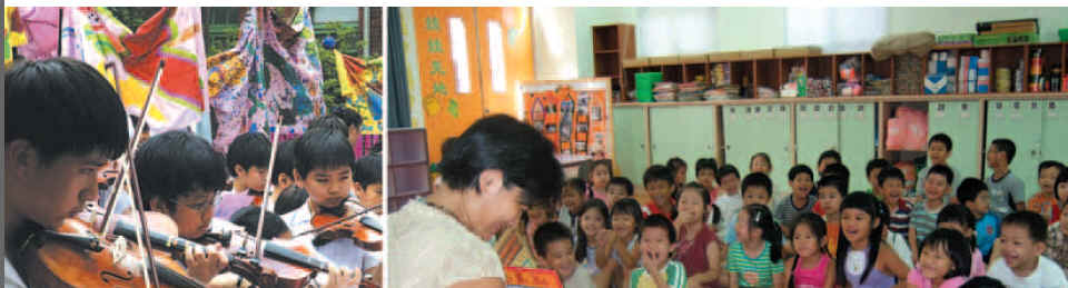 Students participating in sports activities